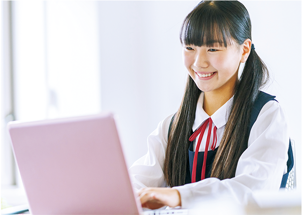 中学生コースで学ぶ生徒
